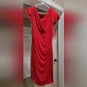 Red Ralph Lauren formal dress